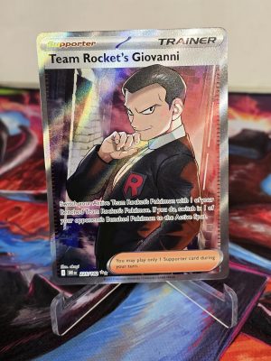 Team Rocket's Giovanni SV10: Destined Rivals - Pokemon NM 225/182