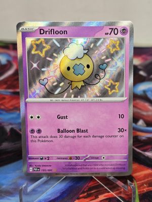 Drifloon Shiny Rare Holo SV: Paldean Fates 155/091 NM