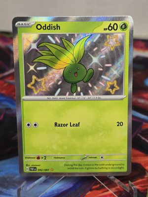 Oddish 092/091 SV: Paldean Fates Holo