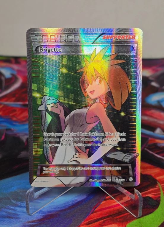 Brigette - 161/162 - Ultra Rare - Breakthrough - Pokemon Card - LP