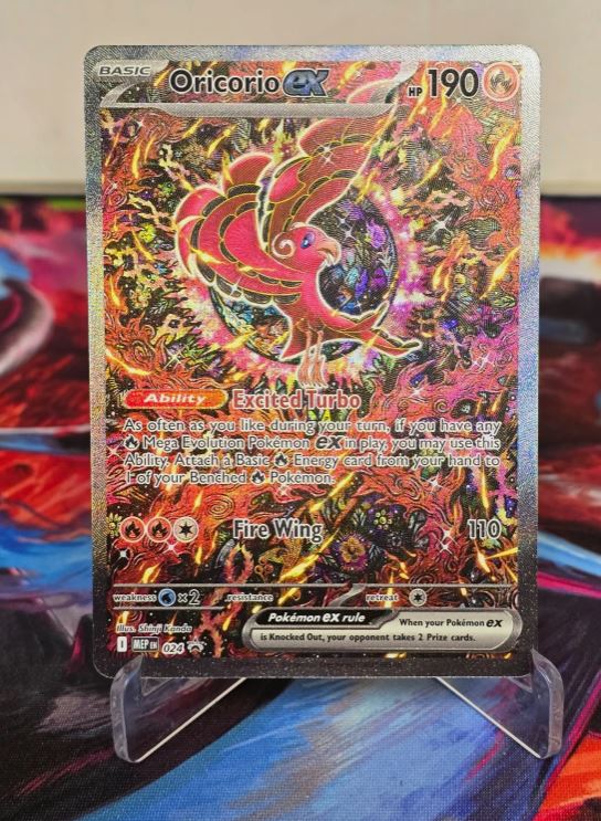 Oricorio EX MEP 24 – Mega Evolution Black Star Promo Pokemon Card NM